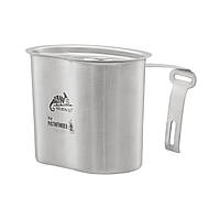 Котелок для їжі з кришкою Helikon-Tex® Pathfinder Canteen Cup with Lid - Steel