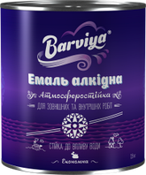 Емаль алкідна ПФ-115 ТМ "Barviya" 2.8, Червоний 2.8, Білий