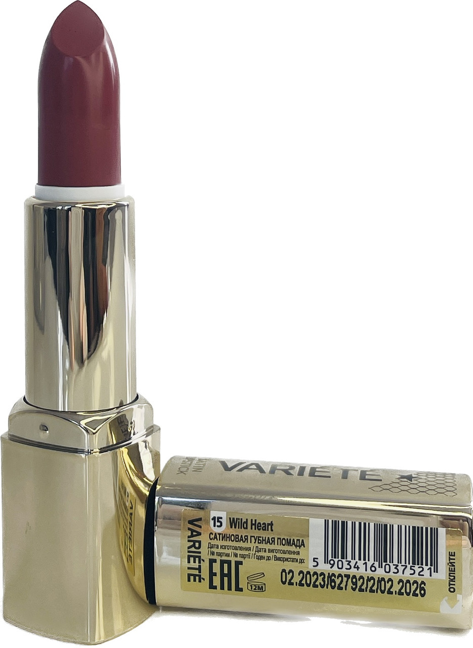 Помада для губ Eveline Cosmetics VARIETE сатинова No 15