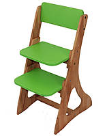 Стілець Дитячий зростаючий С 500-1 каркас дерево бук, зелений (Mobler TM)
