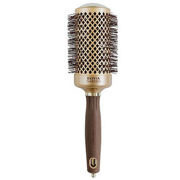 Термобрашинг Olivia Garden Expert Blowout Shine Wavy Bristles Gold & Brown, 55 мм (ID2051)