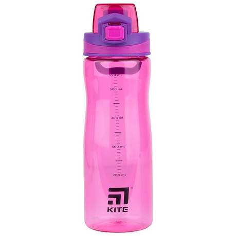 Пляшечка для води Kite K21-395-05, 650 мл, рожева, фото 2