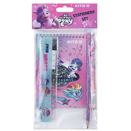 Набір канцтоварів Kite My Little Pony LP23-S11, 4 предмети, фото 1