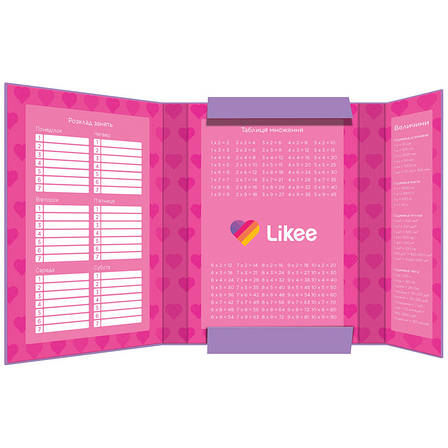 Папка для зошитів на гумці Kite Likee LK22-210, картон, фото 2