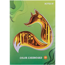 Картон кольоровий односторонній Kite K21-1257, А5, фото 3