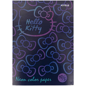 Папір кольоровий неоновий Kite Hello Kitty HK21-252, фото 2