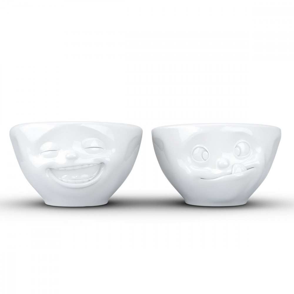 Набір порцелянових піал 58products Tassen Laughing & Tasty 100 мл 2 шт TASS12501