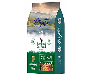 Mystic (Містик) Sterelised Adult Cat Food with Salmon сухий корм для стерилізованих кішок (лосось) 1.5 кг