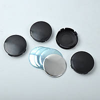 Ковпачки на титани 60/55мм хром/прямий Пустий  KOD 004  (4шт)