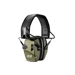 Захисні навушники 2E Pulse Pro Army Green NRR 22 dB, активні