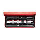 Викрутка ударна з комплектом насадок 6ед. INTERTOOL HT-0431, фото 7