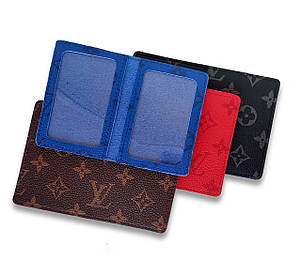 Обкладинка під бренд для нового паспорта (ID-картка) або міні-документів натуральна шкіра