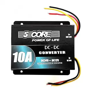 Перетворювач 5 core 24v-12v 10A