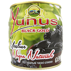 Маслини в'ялені чорне золото ж/б Юнус Yunus black gold 500g 6шт/ящ (Код: 00-00014921)