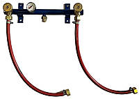 Рампа пропановая Cavagna (Италия) для подключения 2-х газовых баллонов