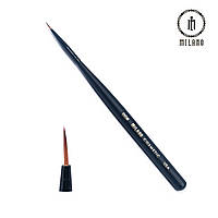 Пензлик для дизайну тонкий №00 Milano Cosmetic (натуральний ворс)
