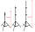 Штатив для кільцевої лампи, фотоапарата Чорний 205см, штатив тринога (штатив для кольцевой лампы), фото 8