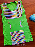 Платье детское летнее "Теннис", кулир, размер - 28, рост 98-104