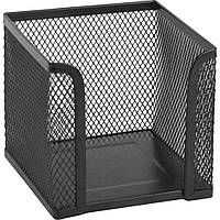 Подставка-куб для писем и бумаг Axent 100х100x100мм, wire mesh, black (2112-01-A)