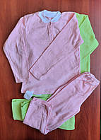 Пижама детская подростковая махра для девочки и мальчика, размер - 40, рост 152-158
