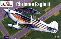 Amodel 7298 Спортивный Самолет-Биплан Christen Eagle II Модель в Масштабе 1:72 Пластиковый Набор для Сборки