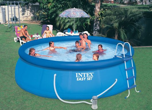 Надувний басейн Intex Easy Set Pool, 457х122 см, з фільтрувальним насосом (56912)