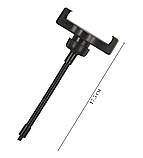 Тримач для телефону на гнучкій ніжці з шарнірним з'єднанням та зовнішнім різьбленням 1/4 для кільцевих ламп, фото 8