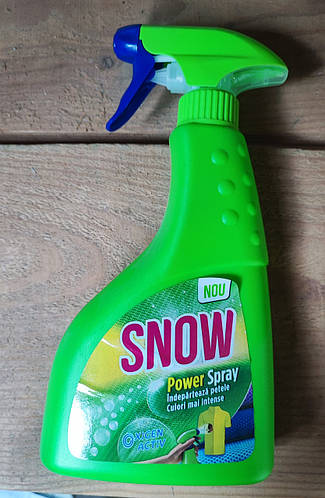 Спрей для удаления пятен для цветного белья Snow Power Spray, 450 мл ...