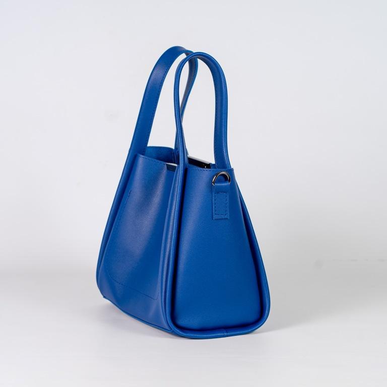 Жіноча сумка з косметичкою 2в1 у 6-и кольорах. Синій.