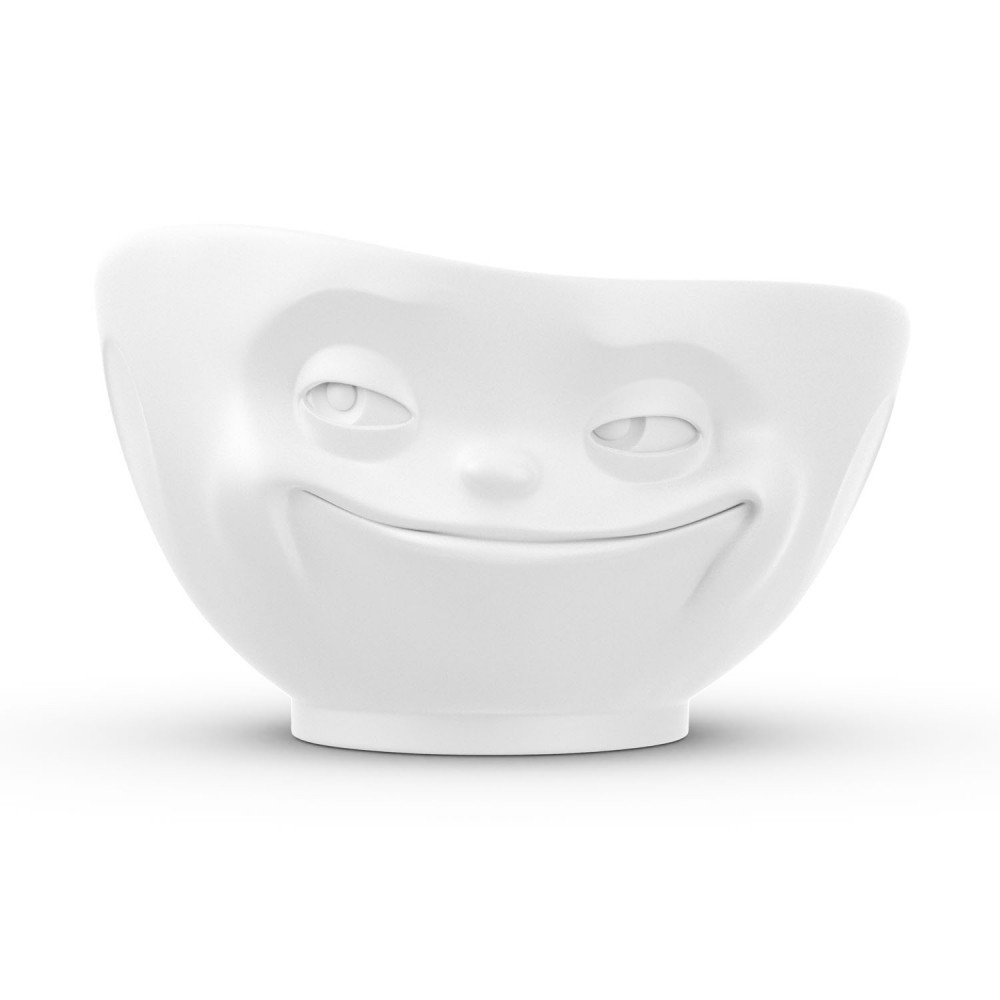 Піала порцелянова 58products Tassen Grinning біла 350 мл Tass20101/TA