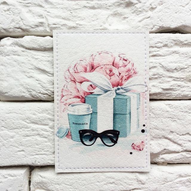 Обкладинка для ID-картки (ID-паспорта) Подарунок екошкіра, фото 1