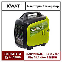 Генератор бензиновый инверторный 2 кВт Koenner & Soehnen Basic KSB 22i S Обмотка двигателя 100% медь 2000 Вт