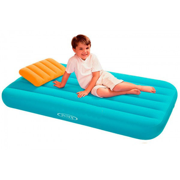 Надувной матрас с подушкой для детей Intex 88х157х18 см (66801) - фото 4 - id-p338902079