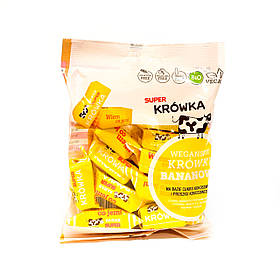 Цукерки без глютену та лактози з бананом 150г Super Krowka