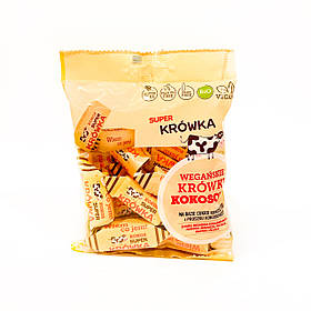 Цукерки без глютену та лактози з кокосом 150г Super Krowka