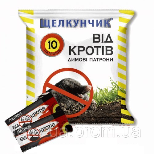 Купить Дымовая шашка Щелкунчик от кротов и грызунов, 10 патронов, цена ...