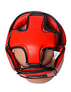 Боксерський шолом турнірний PowerPlay 3049 Червоний S, фото 3