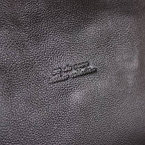 Чорна жіноча зручна та містка сумка-шопер із натуральної шкіри Leather Collection L87886-1, фото 6