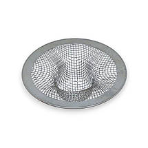 Сіточка уловлювач у раковину нержавійка d-7 см, фото 4