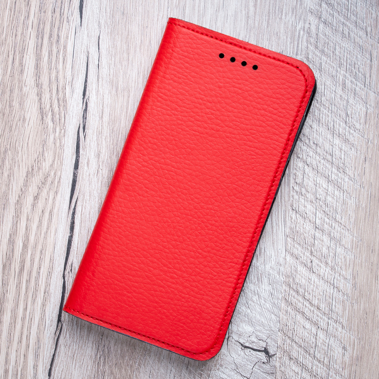 Шкіряний чохол книжка для телефону Sony Xperia M5 Dual від Jk-case, червоний