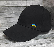 Кепка чорна з українським прапором