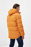 Зимовий чоловічий пуховик Finn Flare FWB26062-619 жовтий 3XL, фото 4