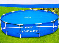Обігріваючий тент-покривало "SOLAR COVER" для басейнів 366см, Intex 28012