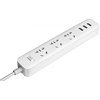 Подовжувач Xiaomi Mi Power Strip 3 розетки 3USB 1.8 m White (XMCXB01QM) (NRB4027CN) EU вилка