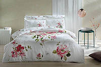 Комплект постільної білизни TAC сатин-Digital євро розмір Moore