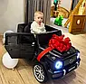 Дитячий електромобіль на акумуляторі Mercedes G63 з пультом р/у для дітей 3-8 років автофарбування чорний, фото 10