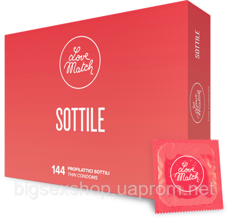 Презервативи — Sottile (Thin), 54 мм, 144 шт.