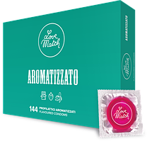 Презервативи - Aromatizzato (Flavoured), 54 мм, 144 шт.