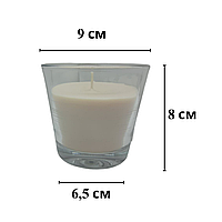 Ароматична Свічка Ваніль-Ягоди (Кругла в склі) Premium