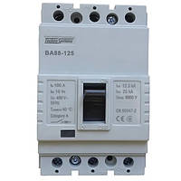 Автоматичний вимикач 100А ВА88-125 3Р 25кА Techno Systems